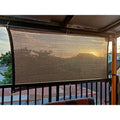 Abrotain Fence Privacy Screen Balcony Sun Shade Cloth 3'3'X9'9' 80% Shade Fabric Outdoor Patio Screens Mesh Panels Apartments
