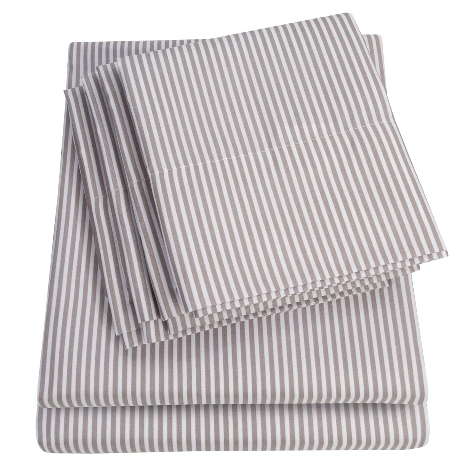 Cal King Size Bed Sheets - 6 Piece 1500 Supreme Deluxe Collection Deep Pocket Ultra Soft California King Sheet Set Bedding - 2 E