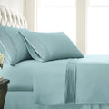 Southshore Fine Living Vilano Pleats, 3-Piece, 21-Inch Extra Deep Pocket Sheet Set, Twin Xl Sheets With Flat Sheets And Pillowca