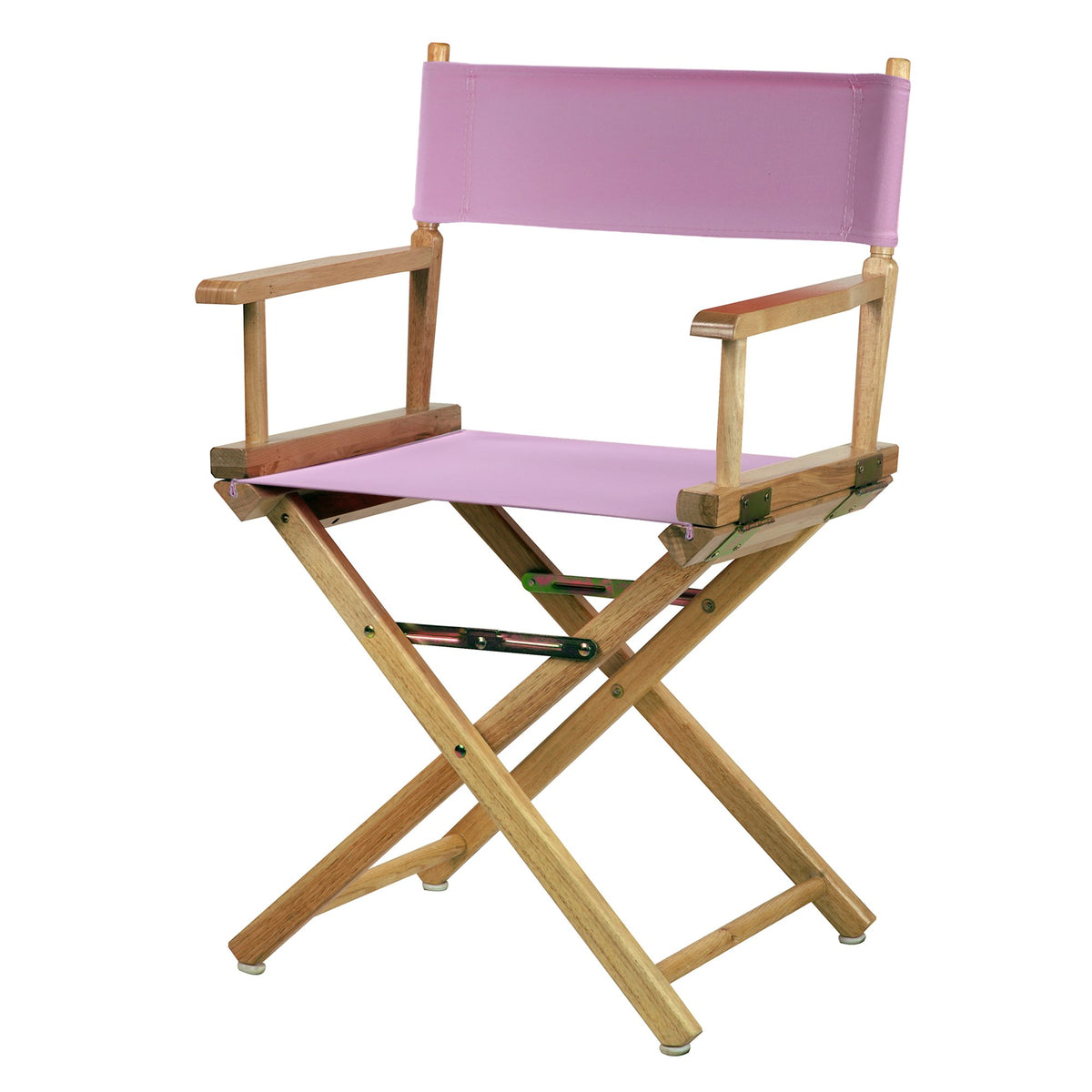 Casual Home 200-00/021-22 Director Chair 18&quot; - Classic Height Natural Frame/Pink Canvas