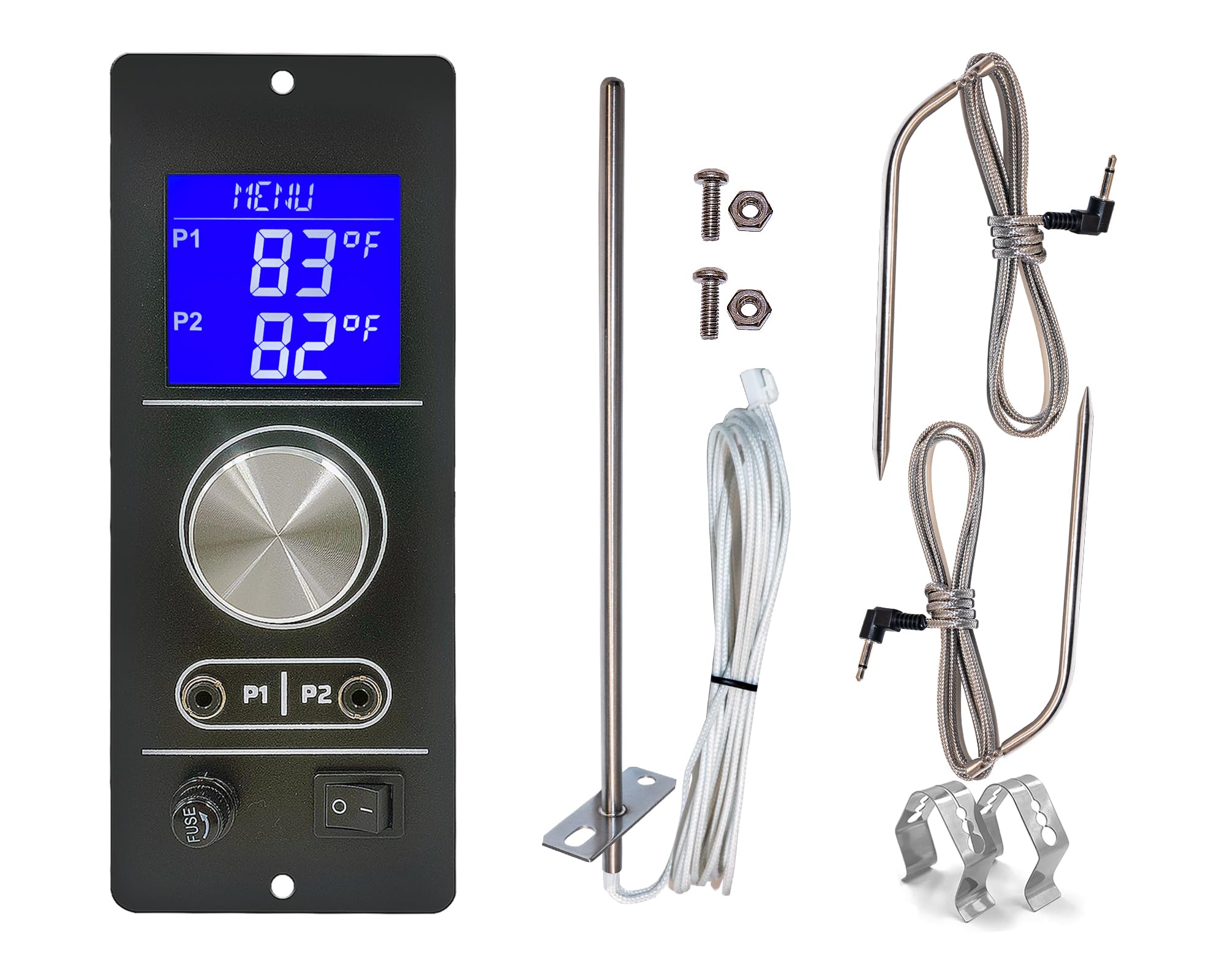 Meatender Gen 2 Retro Fit Non-Wifi Pid Controller Replacement For Camp Chef Pellet Grill And Smoker (Pg24-82) Models Of Pursuit