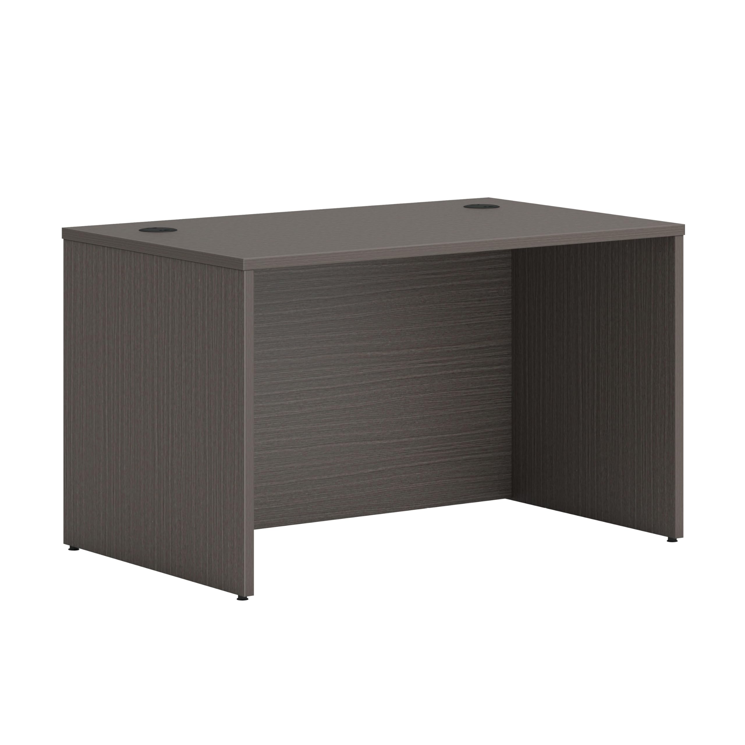 HON MOD Executive Desk 48-Inch Large Computer Desk Home Office Desk Shell - Thick Wooden Laminate Workstation Modern Table Desk with Cord Management for Work, Writing, Study - Slate Teak