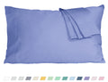 Cotton Pillow Cases King Size Set Of 2 20 By 40 Inches King Pillow Cases Purplish Blue King Pillow Cases King Pillowcases Cotton