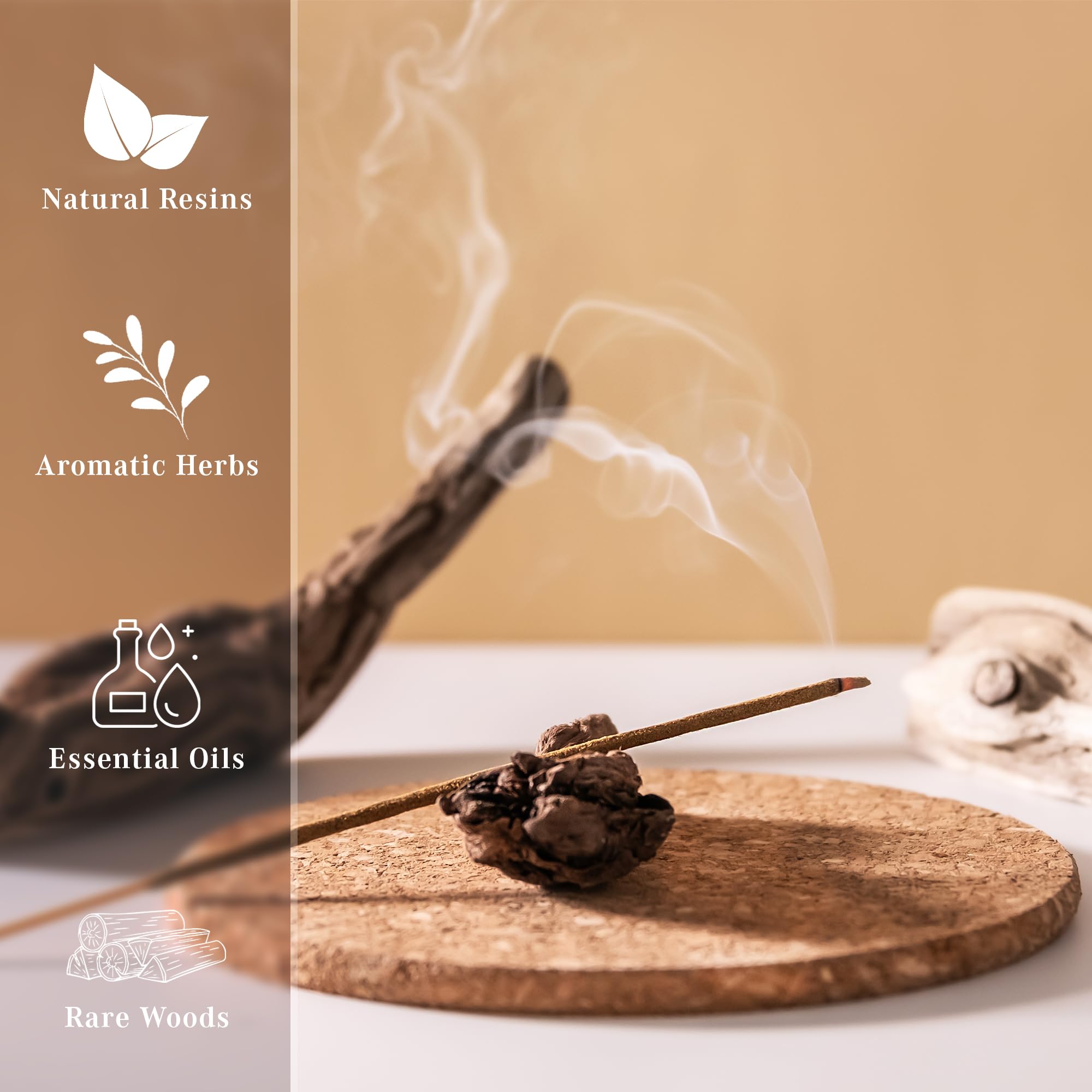 Incense Sticks, Himalayan Cedarwood Incense, Pack Of 100 Stick, Hand Rolled Aromatic Masala Made With Natural Ingredients, 45-60