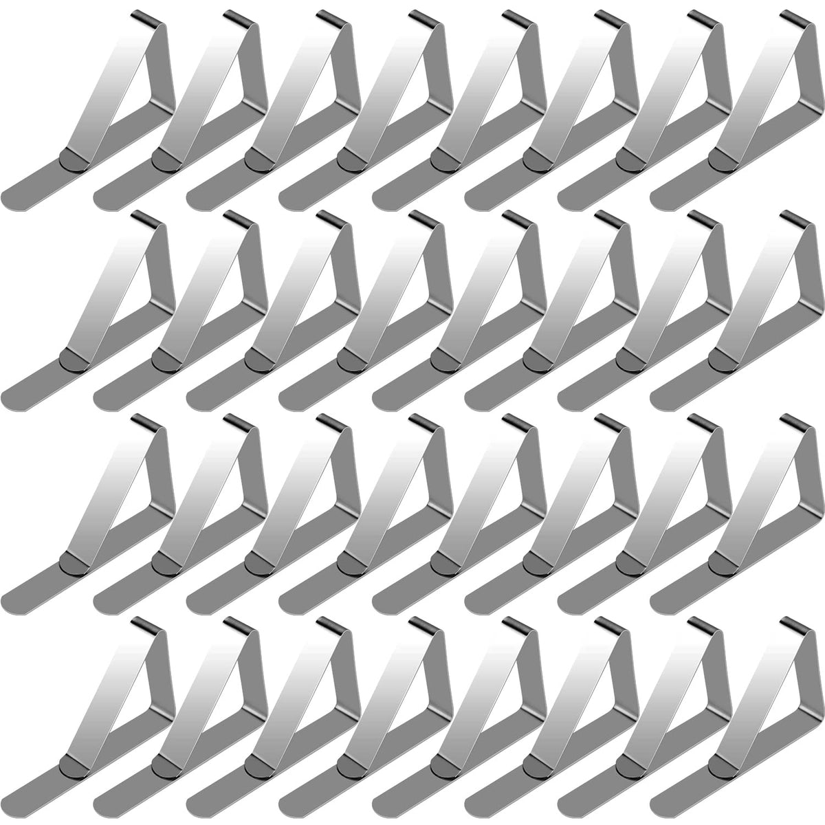 32 Pcs Picnic Tablecloth Clips For Outdoor Tables, Premium Table Cloth Clip Holders, Thick Picnic Table Clips For Dining Tables, Metal Table Cloth Holding Clip, Cover Clamps For Tablecloths Hahayoo