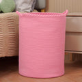 Neyvora Decor Laundry Basket,Cotton Tall Laundry Hamper For Blankets,Clothes,Pillows,Toys,Shoes Large Laundry Bin 14x16inch, SOL