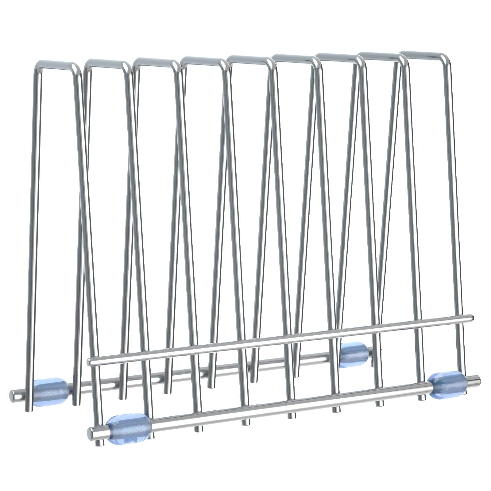 IDEATECH Bags Rack, Drying Rack for Bags, Stainless Stand, File Organizer Desktop Storage Book Shelf, Kitchen Storage & Organiza