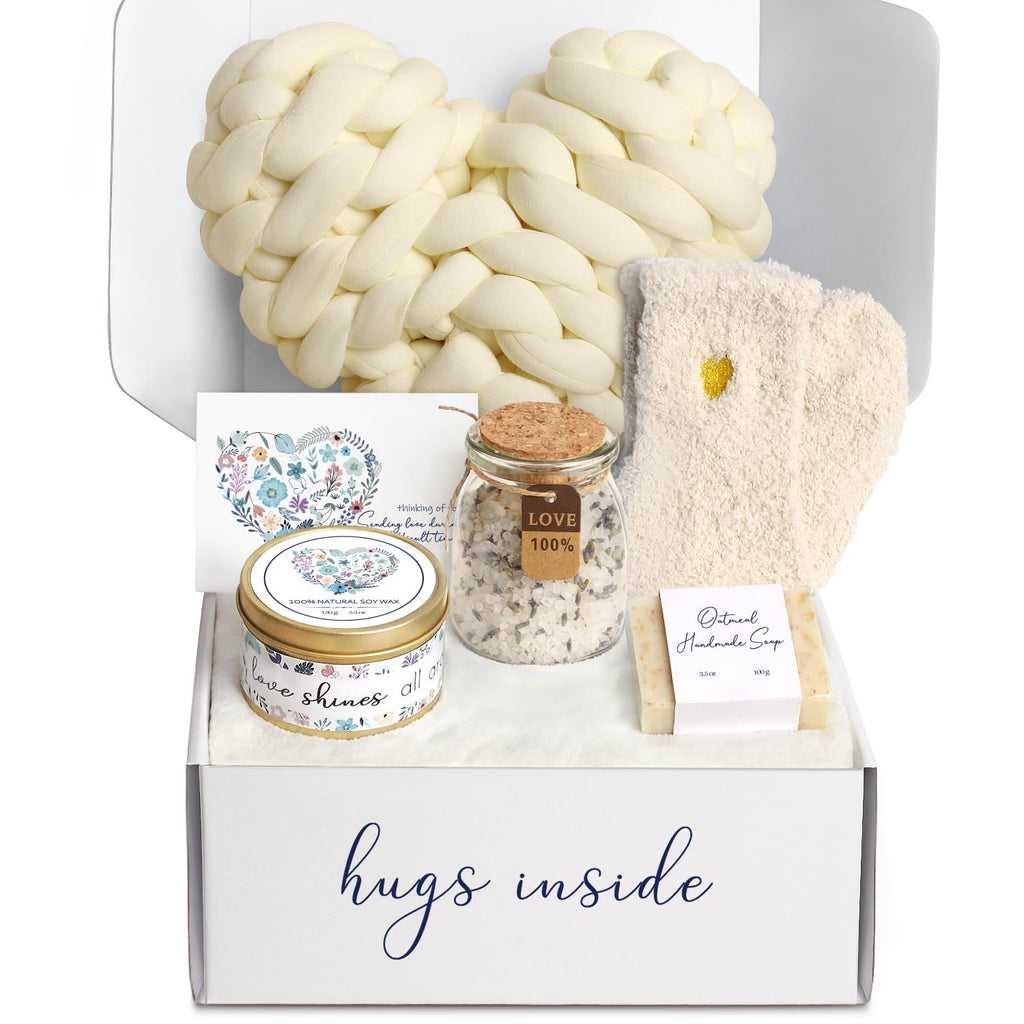 Sympathy Gift Baskets - Condolences Gift Basket for Loss of Loved One/Mom/Dad/Husband - Bereavement Grief Gifts - Sorry for Your