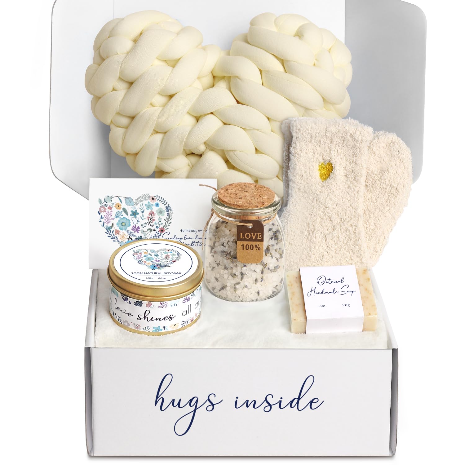 Sympathy Gift Baskets - Condolences Gift Basket for Loss of Loved One/Mom/Dad/Husband - Bereavement Grief Gifts - Sorry for Your