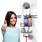Gecko-Loc EXT Hanging Shower Organizer Bronze Stainless Steel