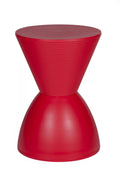 Pangea Home Bongo Side Table, Red