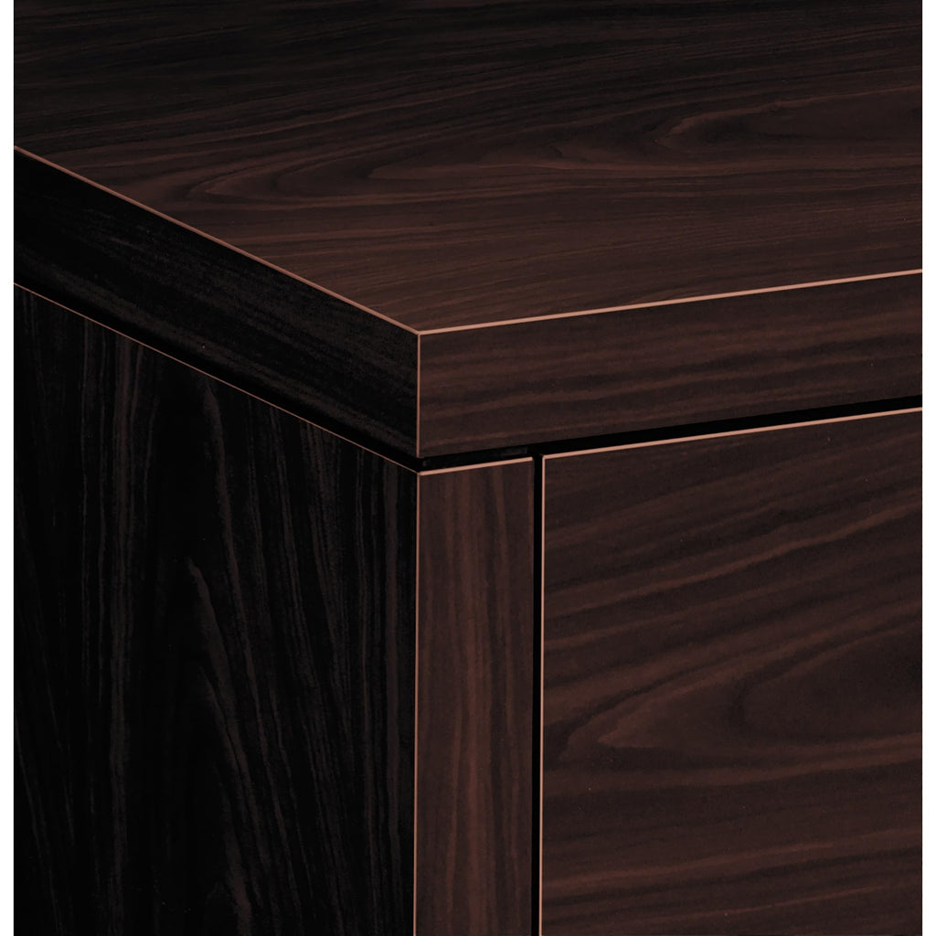 HON 10500 Series 72 by 36 by 29-1/2-Inch Double Pedestal Desk Shell, Mahogany