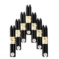 Lacaser Beeswax Black Taper Candles Set of 14 pcs, 9 Long Black Candlesticks, Smokeless & Unscented, Burning Time 4 Hours