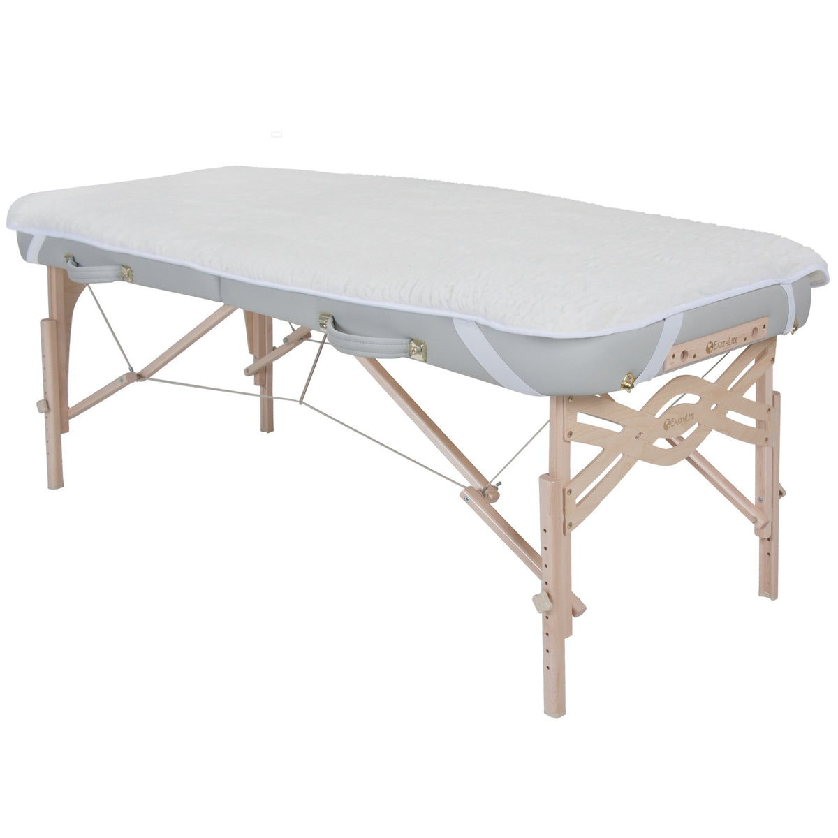 EarthLite Massage Table Fleece Pad  1/2 Thick Woolly Fitted Fleece Pad