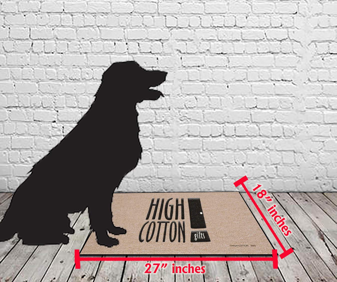 High Cotton Inc. Welcome Just Don'T Expect Much Doormat