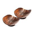 Thenga Handmade Coconut Shell Soap Holders, Set Of 2