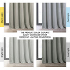 Hpd Half Price Drapes Signature Velvet Thermal Blackout Curtains For Living Room 108 Inch Long (1 Panel) Rod Pocket Insulated Blackout Curtains For Bedroom Window Curtains, 50W X 108L, Reflection Grey