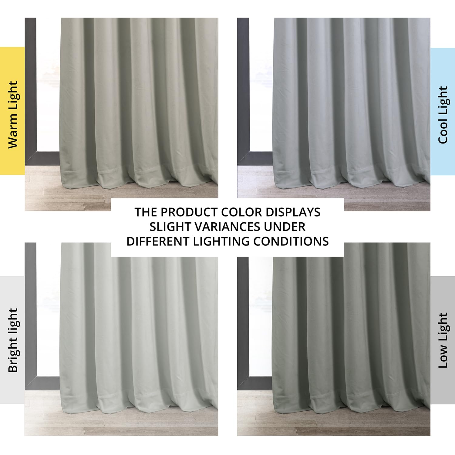 Hpd Half Price Drapes Signature Velvet Thermal Blackout Curtains For Living Room 108 Inch Long (1 Panel) Rod Pocket Insulated Blackout Curtains For Bedroom Window Curtains, 50W X 108L, Reflection Grey