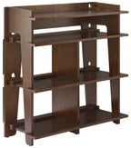 Crosley Furniture Soho Media Console, Record Player Stand With Vinyl Storage, Modern Home Organizer, Mahogany