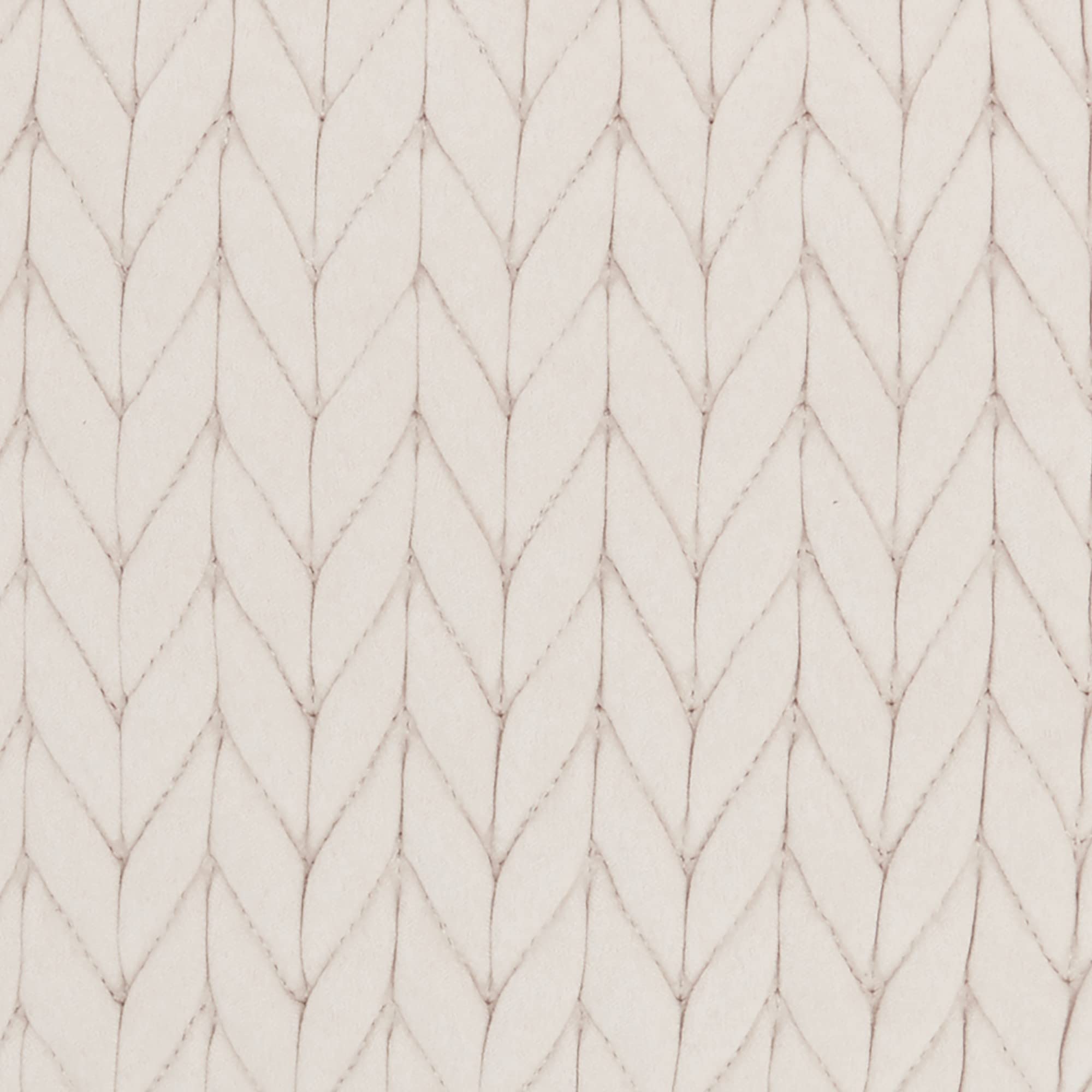 HomeRoots 100% Cotton Ivory Chunky Braid Lumbar Pillow