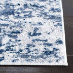 Safavieh Amelia Collection Accent Rug - 4' X 6', Navy & Grey, Modern Abstract Design, Non-Shedding & Easy Care, Ideal For High T