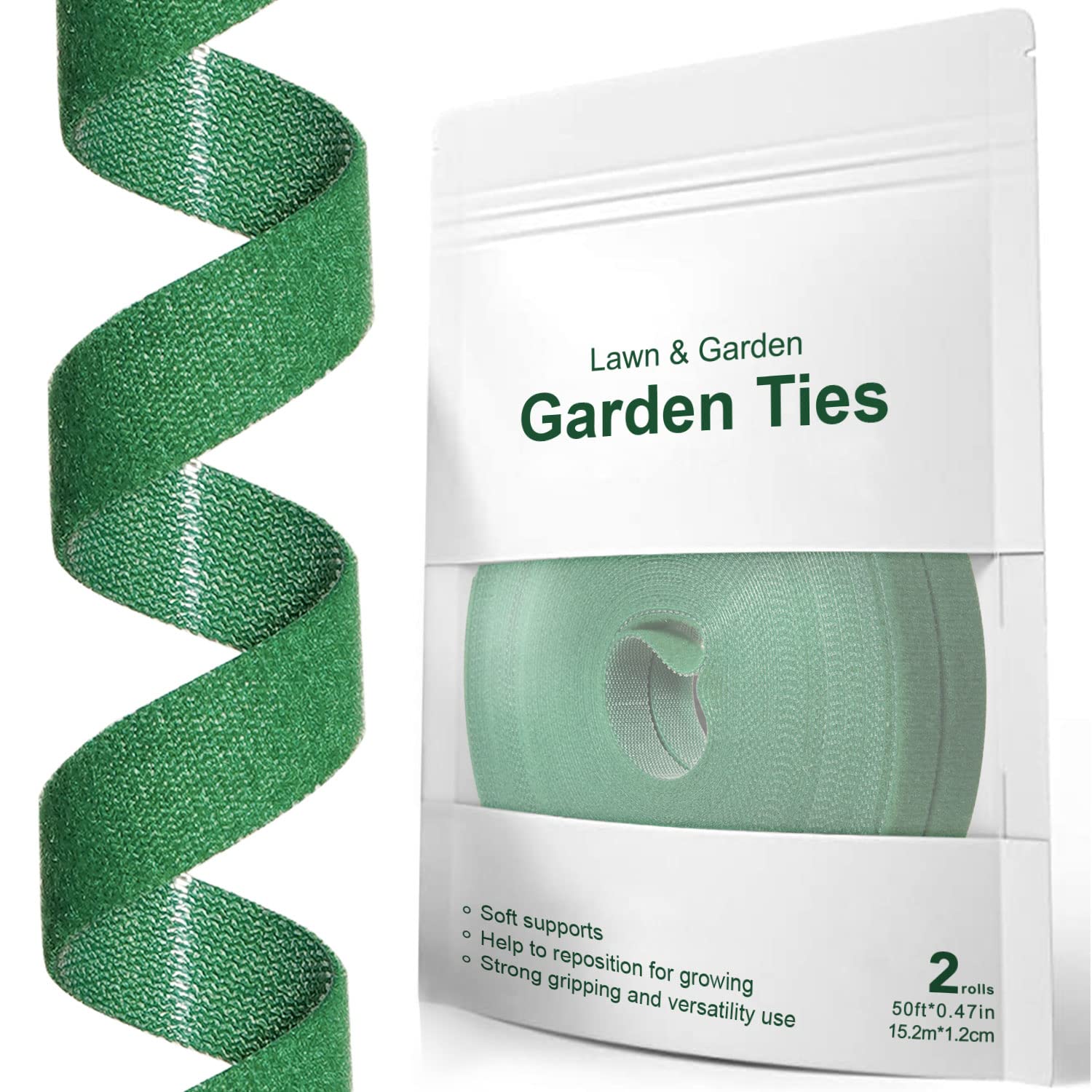 Le Tauci Plant Ties, Garden Tape For Plant, Reusable Adjustable Thicker Support For Growing, Strong Grip, Tomato Vines Indoor Ou