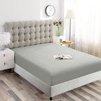 Ghooss Full Size Fitted Sheet,Hotel Quality Bedding Fitted Sheet Deep Pocket Up To 14 Inch,Wrinkle And Fade Resistant,1 Piece,Li