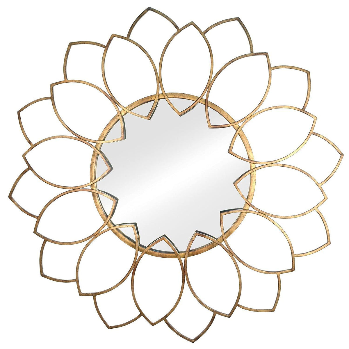 Stratton Home Décor Alexandra Wall Mirror Gold