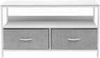 Sorbus Tv Stand Dresser With 2 Faux Wood Drawers - Television Riser Chest With Storage - Bedroom, Living Room, Closet, & Dorm Furniture
