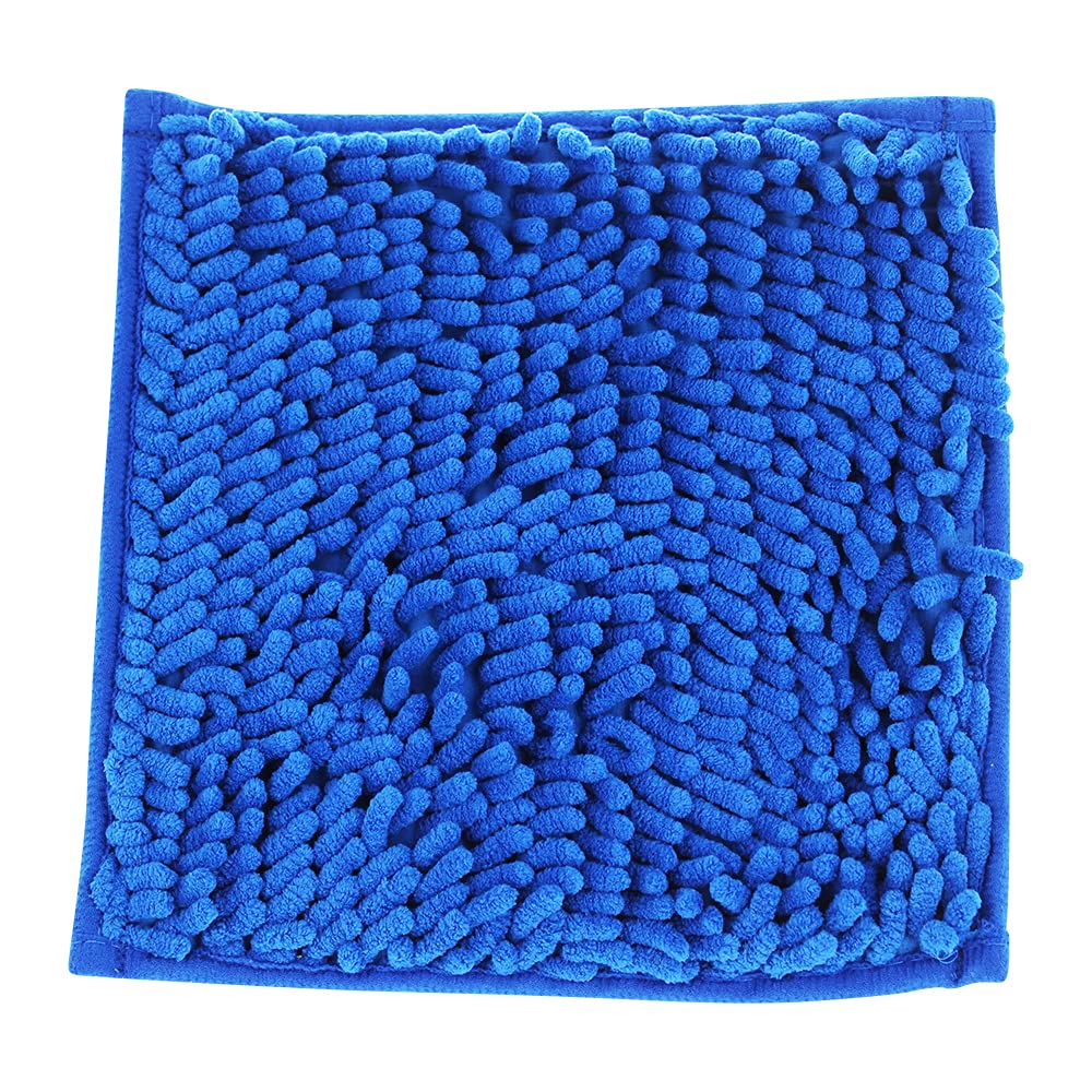 School Locker Interior 10' Square Locker Fur Rug Carpet (Blue)
