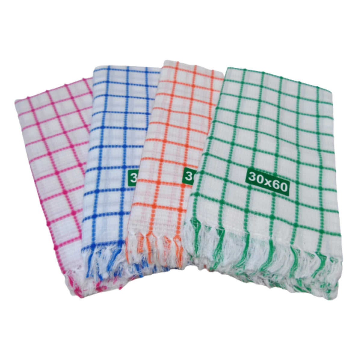 100% Cotton Bath Towel 400 GSM (Size:Length:59 Inch X 150 CM,Width:29 Inch X 74 CM) (Pack of 4 Piece) MultiColour