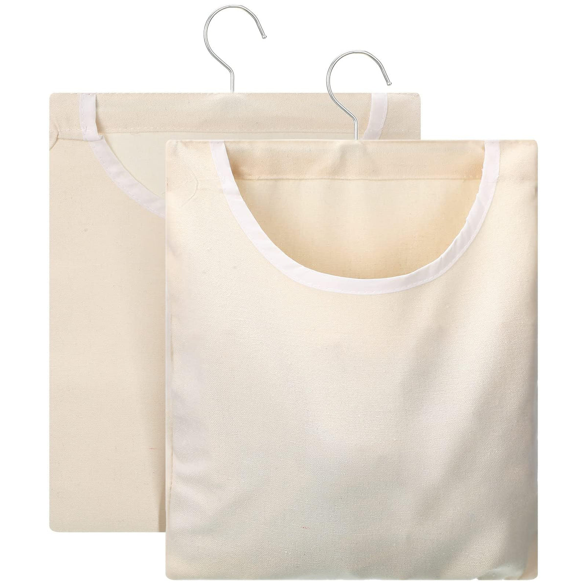 Eccliy 2 Pcs Canvas Clothes Pin Bag, Clothespin Holder Outdoor