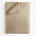 Twin Xl Size Flat Bed Sheet - Hotel Luxury Single Flat Sheet Only - Wrinkle Free & Fade Resistant Flat Sheet - Extra Soft, Breathable Bedding For Women, Men, Kids & Teens - Cream Flat Sheet Only