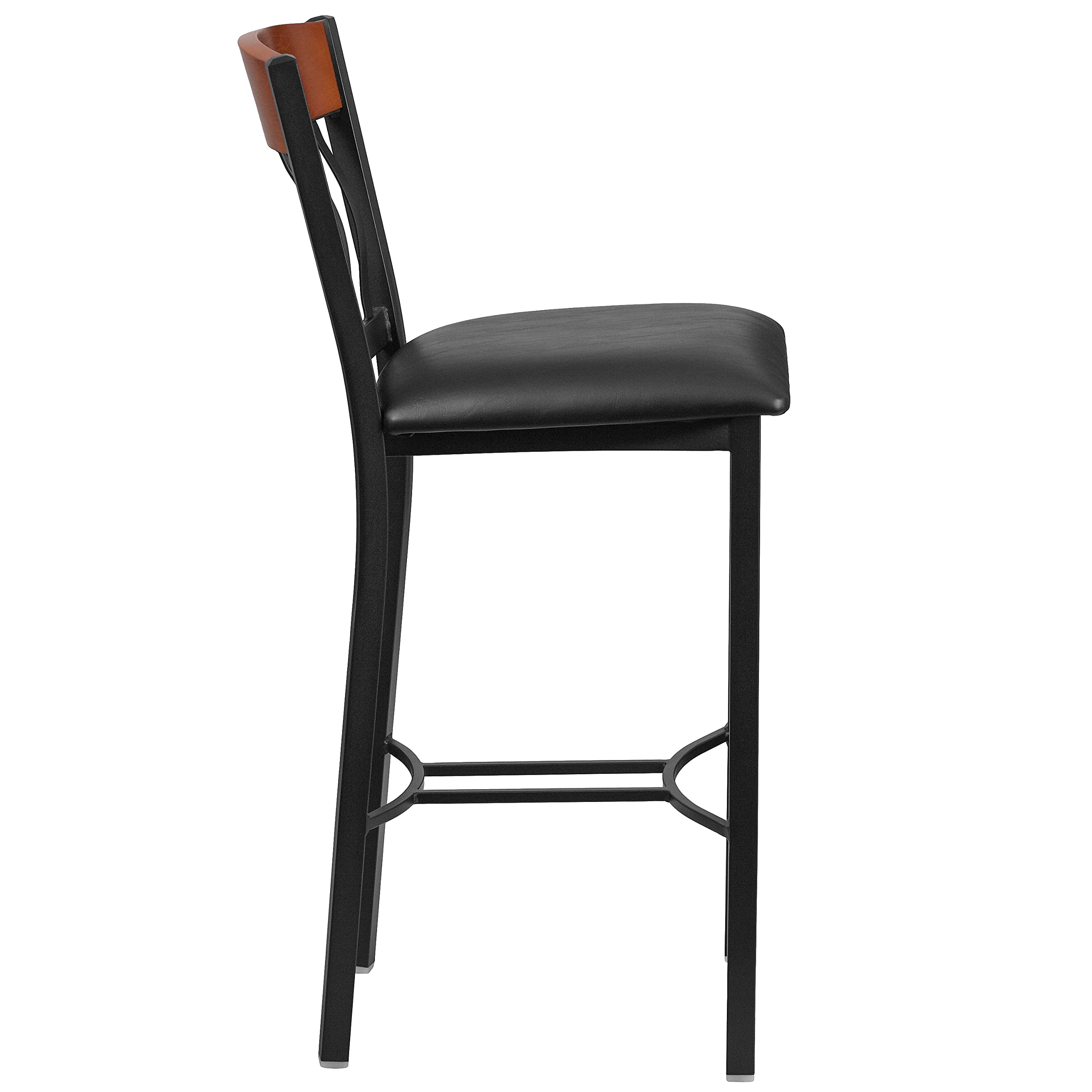 Flash Furniture Eclipse Series Vertical Back Restaurant Barstool - Thumbnail 4