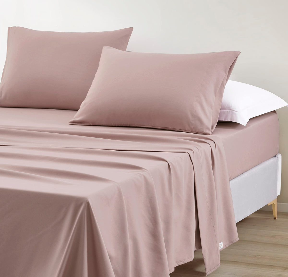 Chezmoi Collection Soft Washed King Bed Sheet Set - 4-Piece Brushed Microfiber Wrinkle & Fade Resistant 14-Inches Deep Pocket Sh