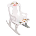 My Bambino Personalized Toddler Boys Rocking Chair Puzzle Rocker (Woodland)
