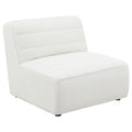 Coaster Sunny Upholstered Armless Chair, Natural