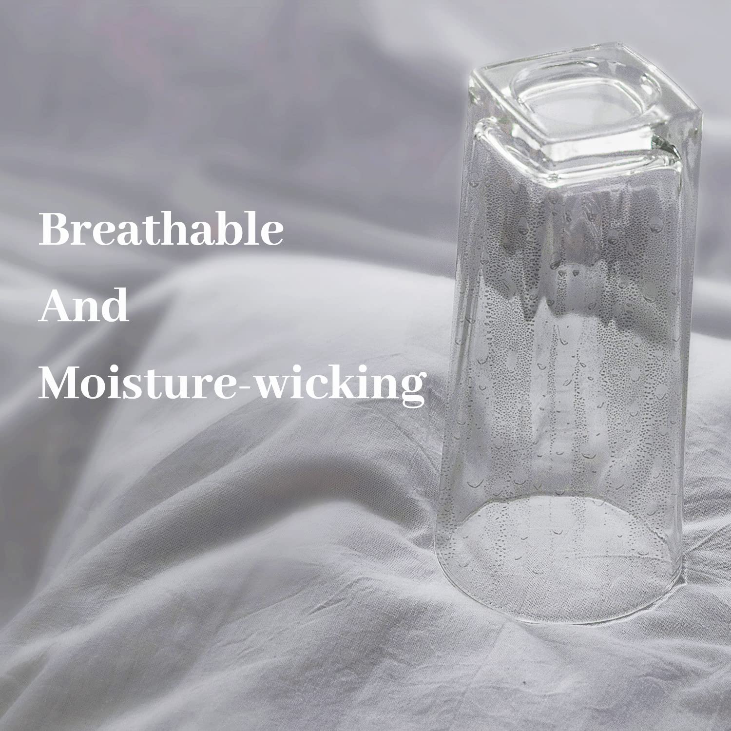 Nexhome Pro Duvet Cover Set California King Linen Look Textured Organic Natural 100% Washed Cotton Duvet Cover 3 Pieces Bedding Set With Zipper Closure, Breathable, Soft, Light Grey (No Comforter)