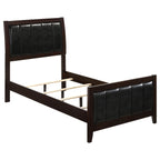 Coaster Carlton Twin Bed 4-Piece Set, Cappuccino