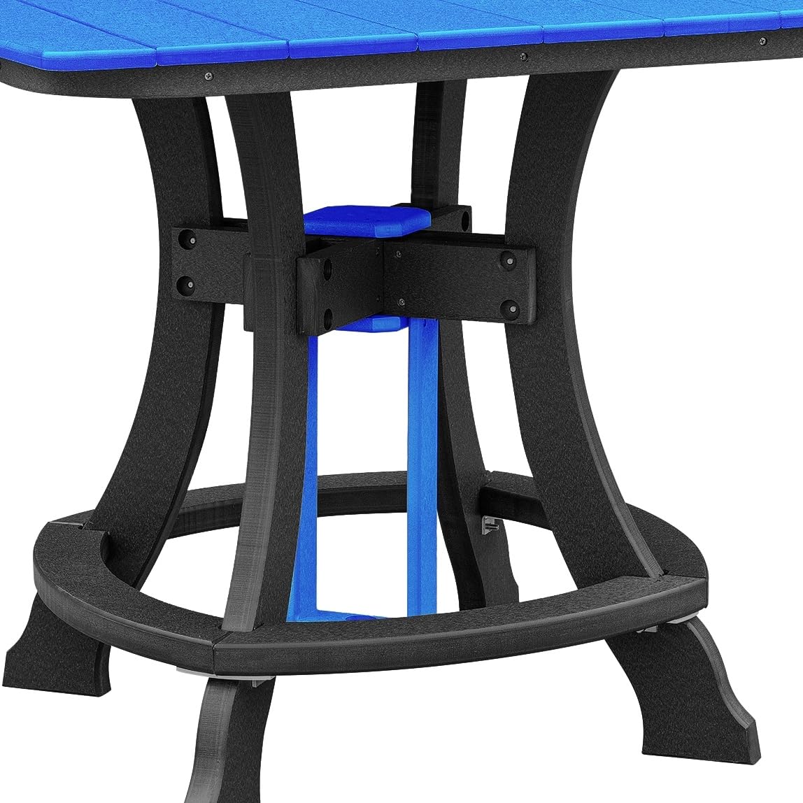 American Furniture Classics Counter Height Dining Table, Blue on Black