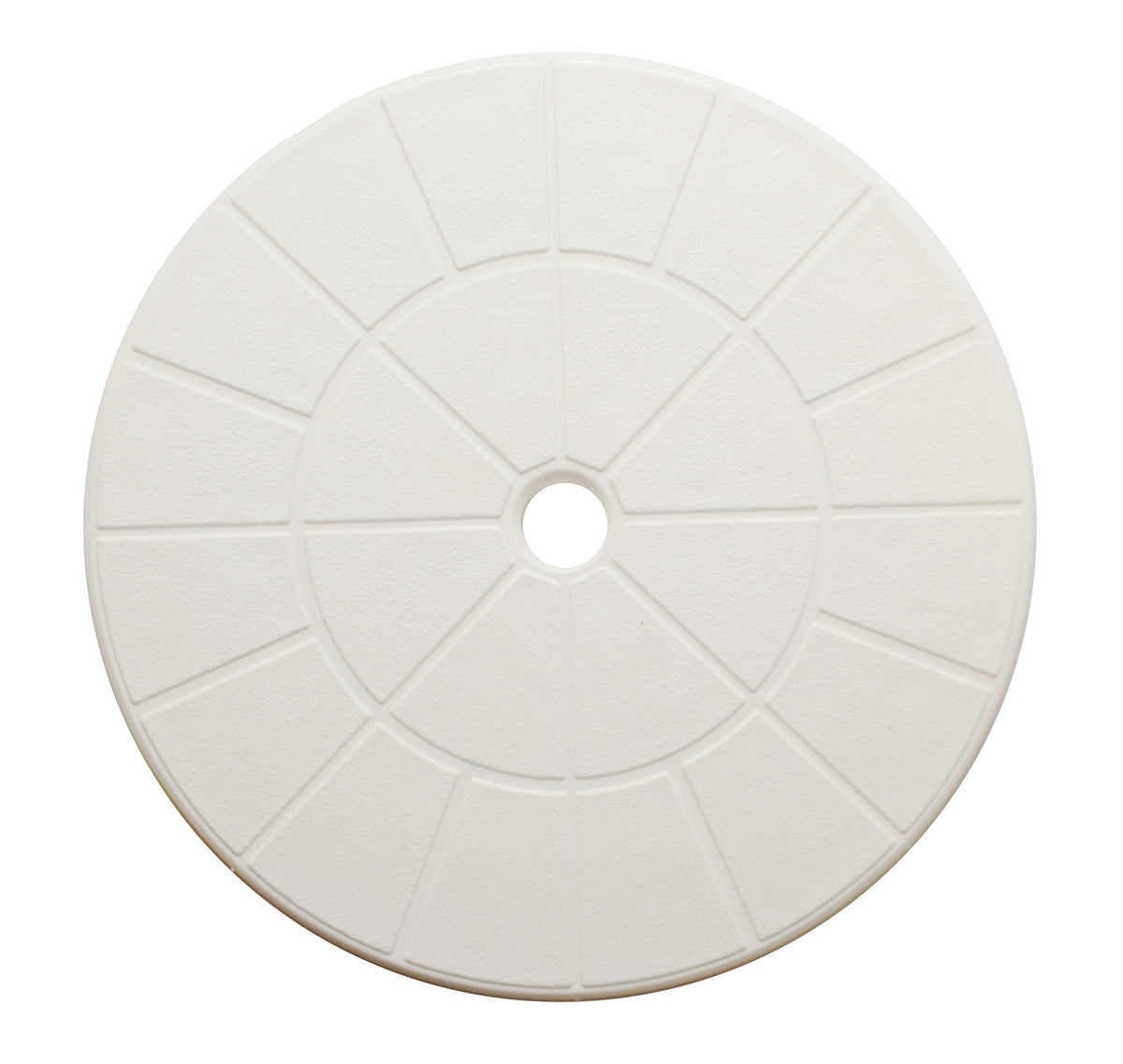 Jsp Manufacturing Swimming Pool Skimmer Cover Debris Canister Deck Lid 9 1/8' Inch Skimmer Valve Replacement Lid (White)