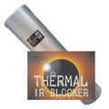 Thermal IR Blocker Roll 4ft x 100ft Reflective Heat Shield for Grow Rooms and Tents with Light Boosting Insulation and Temperatu