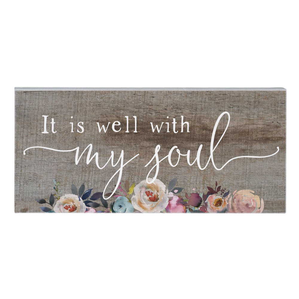 Sincere Surroundings Inspire Boards - It is Well With My Soul, Brown ISB1097