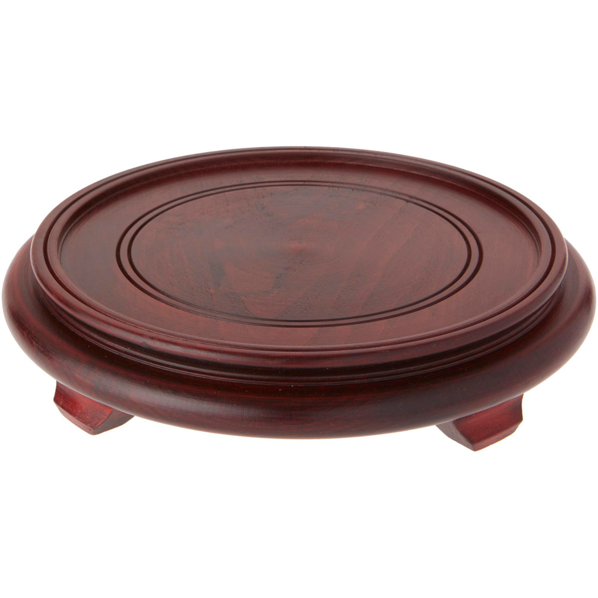 Bard's Dark Wood Decorative Base, 2.125'' H x 10'' W x 10'' D (8'' Display Diameter)