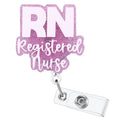 Rn Life Badge Reel - Cute Retractable Id Badge Holder, Graduation Gift For Nurses