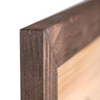 Rustic Wooden Picture Frames 8X10 - Brown Wenge - Set Of 2-100% Natural Eco Solid Wood And High Definition Real Glass For Wall H