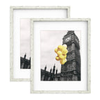 BSRHOME 11x14 Picture Frames Set for Wall Decor- 2 Pack Family Photo Frames for Display Pictures 8x10 with Mat or 11x14 Without 