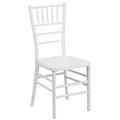 Flash Furniture HERCULES PREMIUM Series Matte White Resin Stacking Chiavari Chair