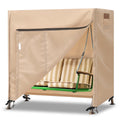 Uhousdeco Outdoor Swing Covers For Patio Swing 2 Seater, 65' L X 50' D X 66' H, 2 Seat Swing Cover Waterproof, Porch Patio Sw
