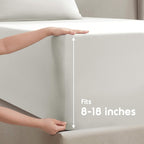 Nestl Cal King Size Sheets Set - 4 Piece California King Sheets, Deep Pocket, Hotel Luxury, Extra Soft, Breathable And Cooling, Off White Cal King Bed Sheets